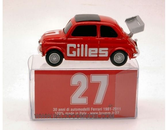 Brumm BMBR011 FIAT 500 GILLES N.27 1:43 Modellino