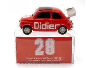 Brumm BMBR012 FIAT 500 DIDIER N.28 1:43 Modellino
