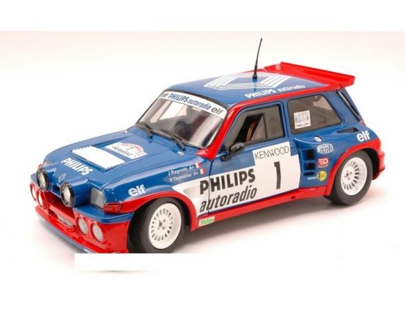 Solido SL118026 RENAULT MAXI TURBO N.1 T.D.FRANCE AUTO 1985 RAGNOTTI-THIMONIER 1:18 Modellino