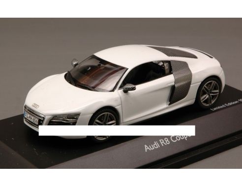 Schuco 7503 AUDI R8 V10 COUPE' 2012 WHITE 1/43 Modellino