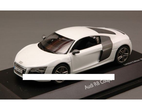 Schuco 7503 AUDI R8 V10 COUPE' 2012 WHITE 1/43 Modellino