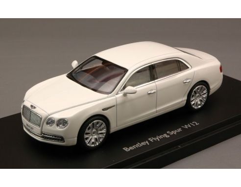 Kyosho KY5561GW BENTLEY FLYING SPUR W12 2013 WHITE 1:43 Modellino