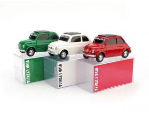 Brumm BMBR020 FIAT 500 ROSSO BANDIERA ITALIANA 1:43 Modellino