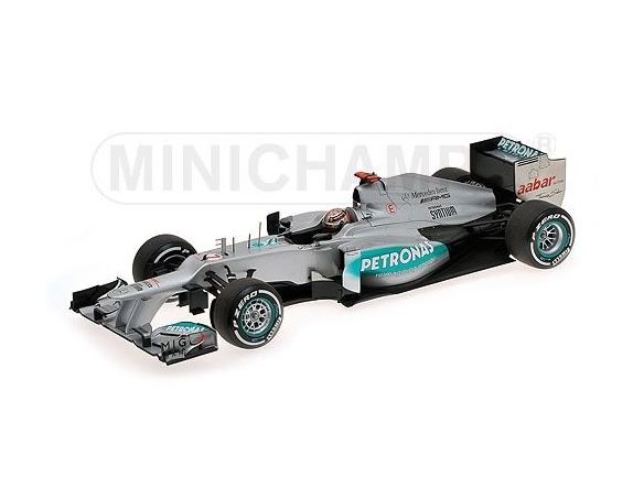 Minichamps 110120307 MERCEDES F1 W03 M. SCHUMACHER BELGIAN GP 2012 Modellino