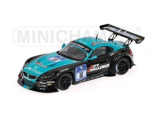 Minichamps PM437122918 BMW Z4 GT3 N.18 NURBURGRING 2012 GORANSSON-KLINGMANN-LAMY-WITTMANN 1:43 Modellino