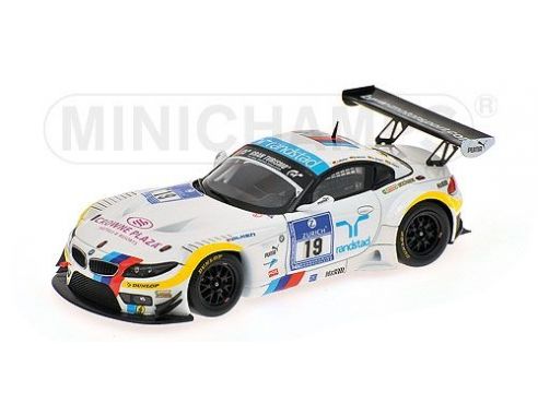 MINICHAMPS 437122919 BMW Z4 GT3 MULLER ALZEN 24H ADAC NURBURGRING 2012 Modellino