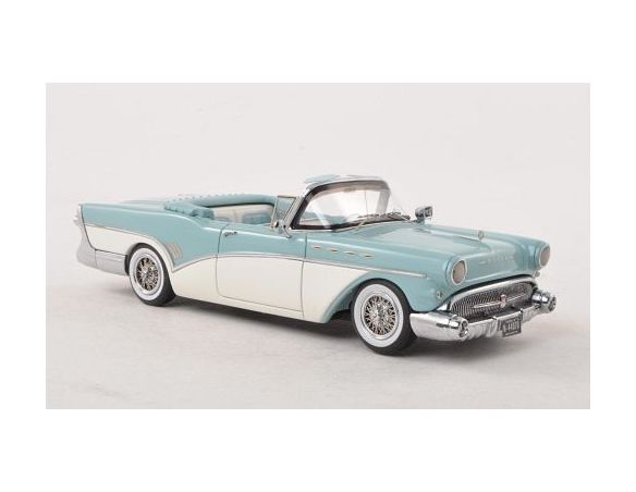 Neo Scale Models NEO44070 BUICK ROADMASTER CONVERTIBLE 1956 LIGHT BLUE 1:43 Modellino