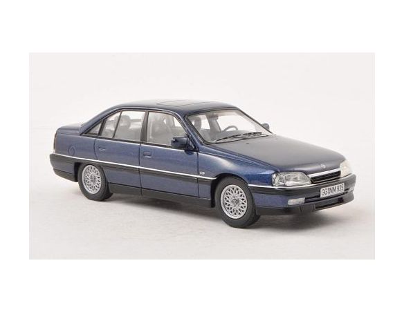 Neo Scale Models NEO44935 OPEL OMEGA A2 CD 2.6 1990 MET.DARK BLUE 1:43 Modellino