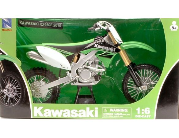 New Ray NY49083K KAWASAKI KX450F 2010 1:6 Modellino