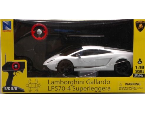 New Ray 88643 LAMBORGHINI GALLARDO SUPERLEGGERA RADIOCOMANDO 1:18 Modellino