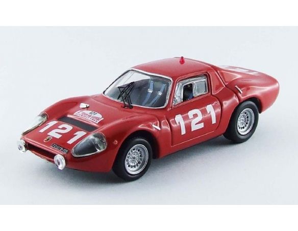 Best Model BT9522 ABARTH OT 1300 N.121 RETIRED TOUR DE CORSE 1965 SCHELESSER-B.LENA 1:43 Modellino