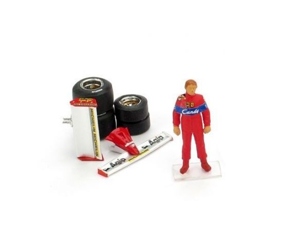 Brumm BMCH02T PILOTINO D.PIRONI + ALETTONI + SET GOMME 1:43 Modellino