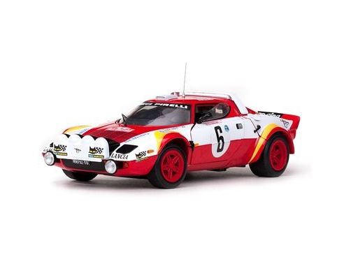 SunStar SS4527 LANCIA STRATOS HF N.6 RETIRED MONTE CARLO 1979 BACCHELLI-SCABINI 1:18 Modellino