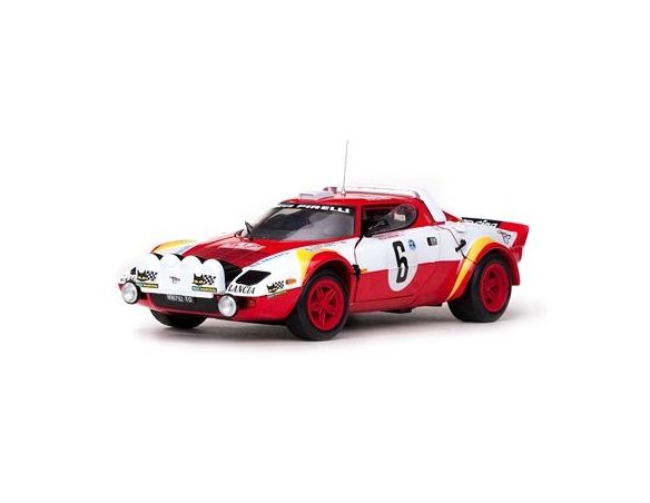 SunStar SS4527 LANCIA STRATOS HF N.6 RETIRED MONTE CARLO 1979 BACCHELLI-SCABINI 1:18 Modellino