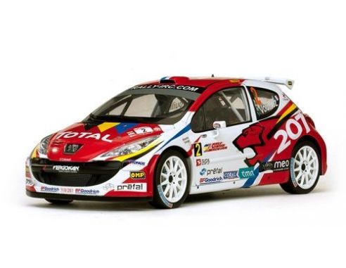 SunStar SS5435 PEUGEOT 207 S2000 N.2 WINNER VINHO DA MADEIRA 2008 VOUILLOZ-KLINGER 1:18 Modellino