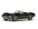 Vitesse VE36237 CHEVROLET CORVETTE C3 CONVERTIBLE 1968 BRITISH GREEN 1:43 Modellino