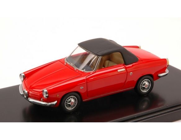 Hot Wheels LUXB50533 FIAT ABARTH 850 SPIDER RIVIERA SOFT TOP 1959 RED ED.LIM.PCS 250 1:43 Auto Stradali
