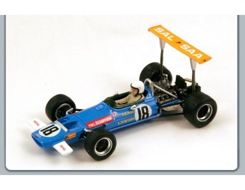 Spark Model S3117 MC LAREN M7A B.VAN ROOYEN N.18 RETIRED SOUTH AFRICAN GP 1:43 Modellino