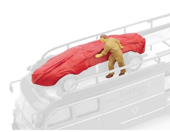 Brumm BMF039 COPERTURA PER FERRARI 156 + MECCANICO Modellino