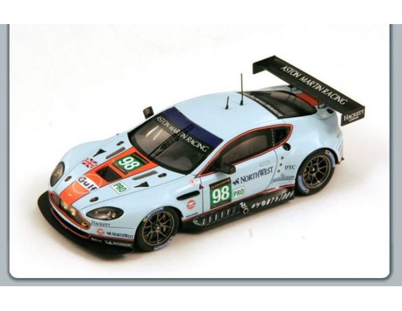 Spark Model S3773 ASTON MARTIN VANTAGE N.98 48th LM 2013 AUBERLEN-DALLA LAN-LAMY 1:43 Modellino