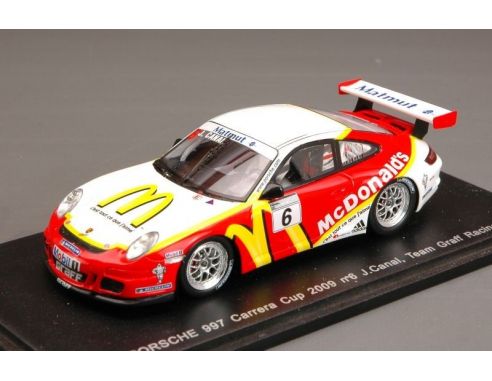 Matrix MX018 PORSCHE 997 N.6 CARRERA CUP 2009 1:43 Modellino