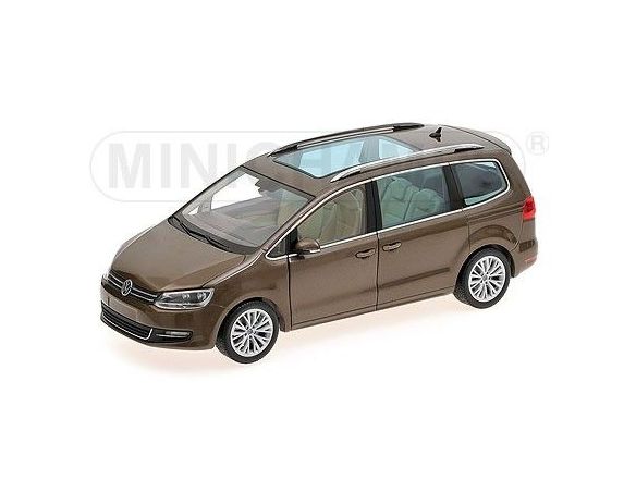 Minichamps PM110051001 VW SHARAN 2010 BROWN 1:18 Modellino