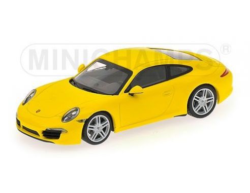 MINICHAMPS 410060221 PORSCHE 911 CARRERA S (991) 2012 YELLOW Modellino