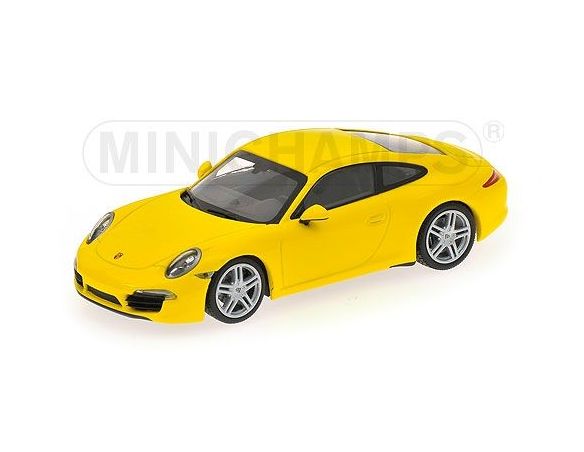 MINICHAMPS 410060221 PORSCHE 911 CARRERA S (991) 2012 YELLOW Modellino