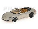 Minichamps 410060231 PORSCHE 911 CARRERA S CABRIOLET (991) 2012 SILVER Modellino