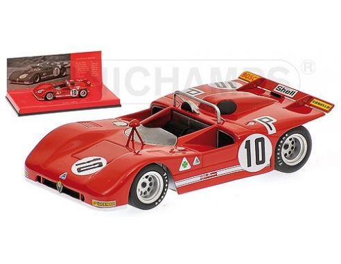 MINICHAMPS 436711210 ALFA ROMEO T33/3 GALLI ADAC 1000 KM 1971 Modellino