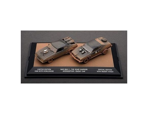 Auto Art / Gateway AA52749 MAD MAX INTERCEPTOR &  FORD LAND.SET 1:43 Modellino