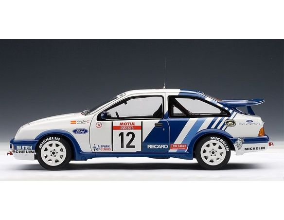Auto Art / Gateway AA88811 FORD SIERRA COSWORTH N.12 5th TOUR DE CORSE 1988 C.SAINZ 1:18 Modellino