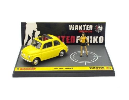 Brumm BML04 FIAT 500F LUPIN III WANTED FUJIKO 1:43 Modellino