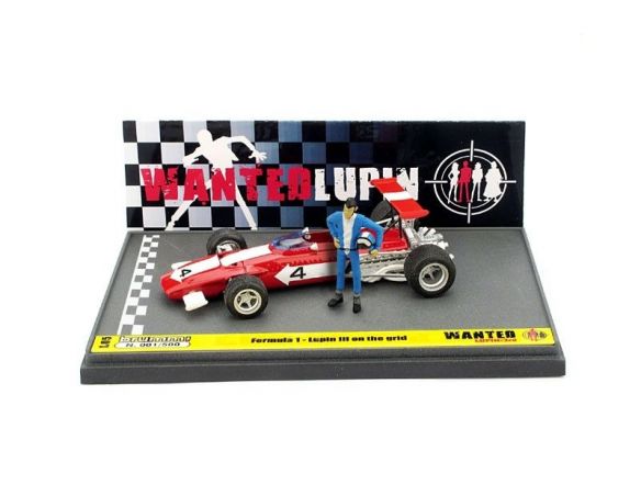 Brumm BML05 FERRARI 312B WANTED LUPIN ON THE GRID 1:43 Modellino