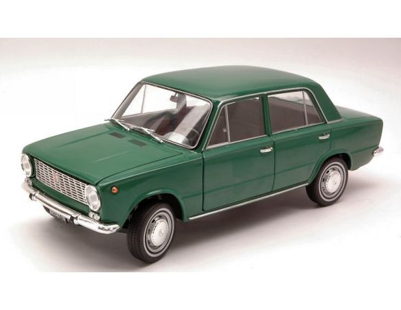 IST Models IST18001FI FIAT 124 1966 GREEN 1:18 Modellino