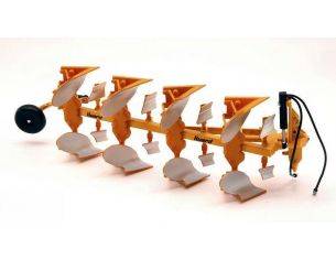 Replicagri REPLI056 ARATRO TETRAVOMERE VOLTAORECCHIO HUARD QR65 1:32 Modellino