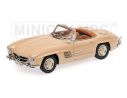 Minichamps PM180039032 MERCEDES 300 SL ROADSTER W198 1957 LIGHT BROWN 1:18 Modellino