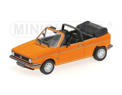 Minichamps PM400055131 VW GOLF I CABRIO 1980 ORANGE 1:43 Modellino