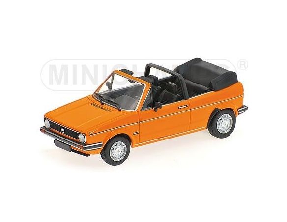 Minichamps PM400055131 VW GOLF I CABRIO 1980 ORANGE 1:43 Modellino