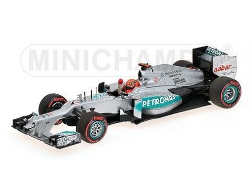 Minichamps PM410120107 MERCEDES M.SCHUMACHER 2012 POLE POSITION MONACO GP 1:43 Modellino