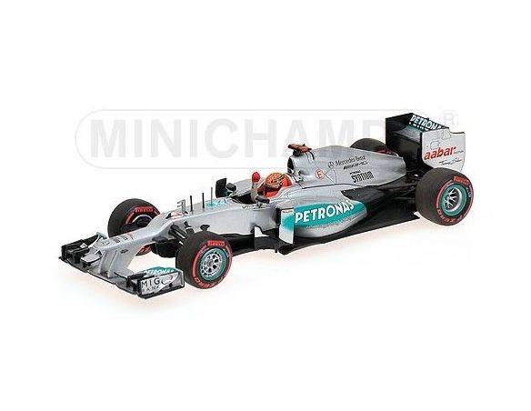 Minichamps PM410120107 MERCEDES M.SCHUMACHER 2012 POLE POSITION MONACO GP 1:43 Modellino