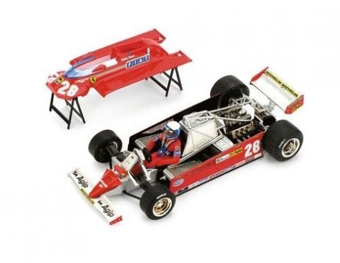 Brumm BMP005 FERRARI 126 CK D.PIRONI 1981 N.28 4th MONACO GP 1:43 Modellino