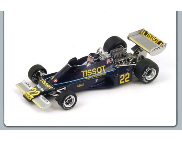 Spark Model S1832 ENSIGN N176 J.ICKX 1976 N.22 10th ITALY GP 1:43 Modellino