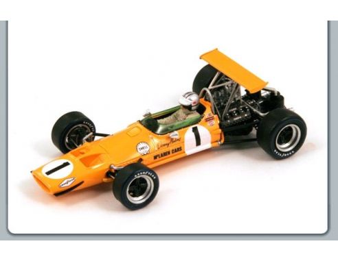 Spark Model S3096 MC LAREN M7A D.HULME 1968 N.1 WINNER CANADIAN GP 1:43 Modellino