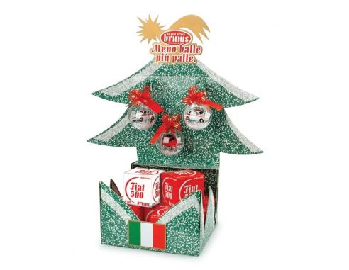 Brumm POP002 PALLA NATALE 2005 CON FIAT 500 1/43 Modellino