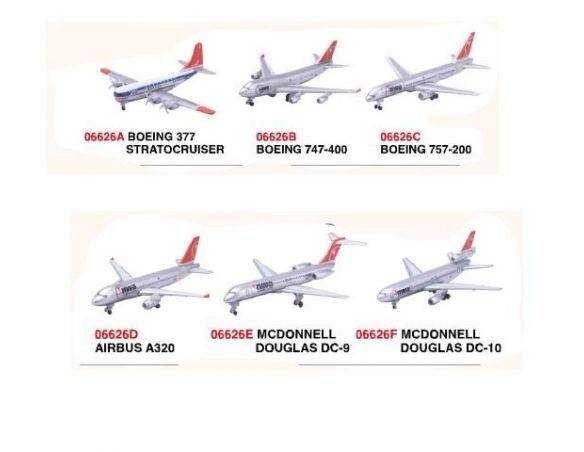 New Ray NY06627 AEREO NORTHWEST AIRLINES DIE CAST Modellino