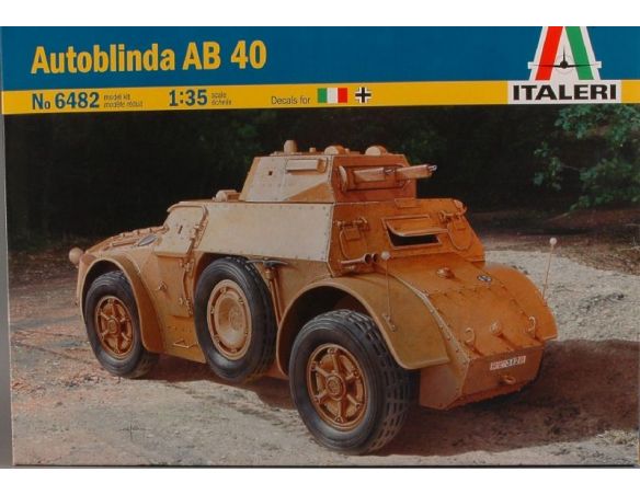 Italeri IT6482 AUTOBLINDA AB 40 KIT 1:35 Modellino