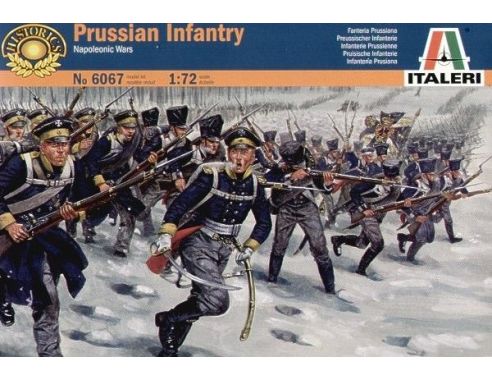 Italeri IT6067 PRUSSIAN INFANTRY NAPOLEONIC WARS KIT 1:72 Modellino