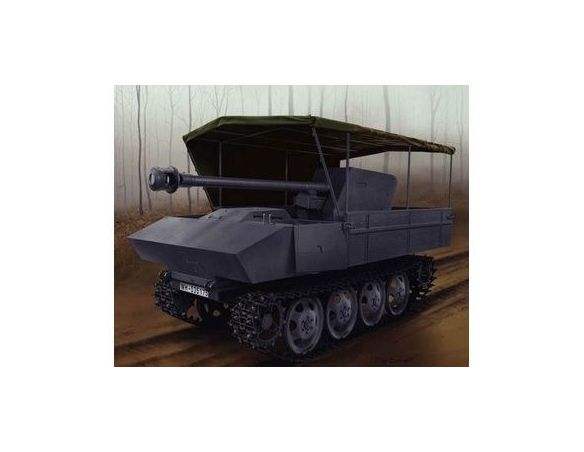 Dragon D6679 PAK 40/4 7,5 CM AUF.RSO KIT 1:35 Modellino