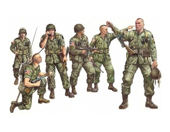 Italeri IT0309 U.S.PARATROOPS  KIT 1:35 Modellino